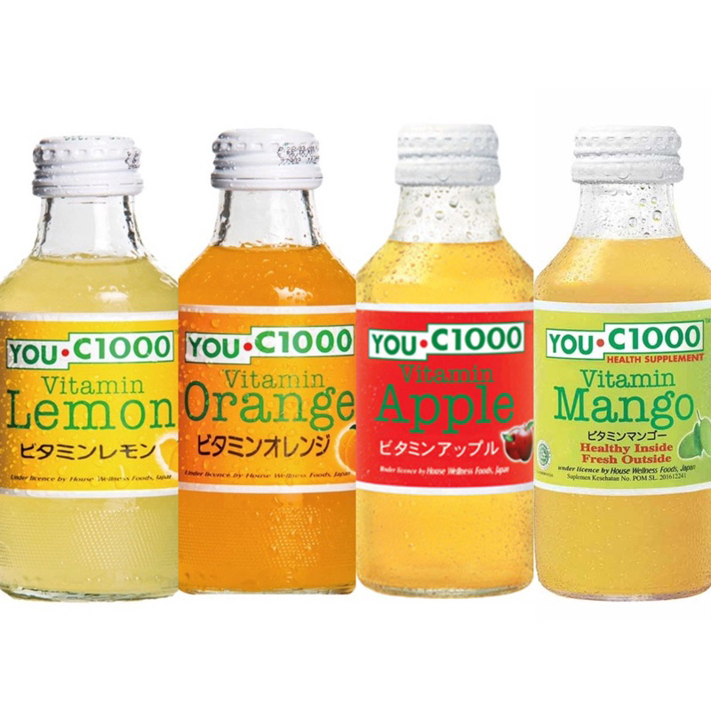 Indonesia Hot Suck YOU C1000 Vitamin C Lemon Juice Orange Carbonated