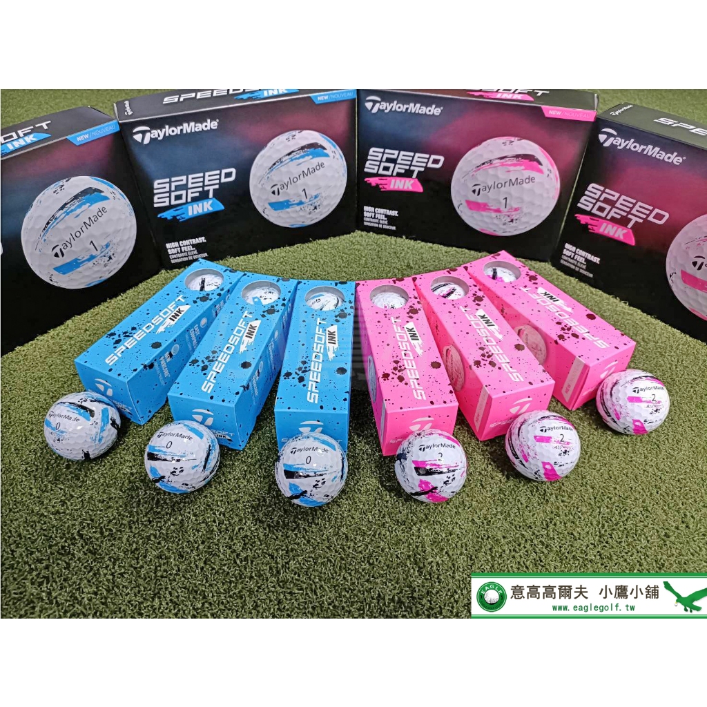 [Kitty Hawk Shop] TaylorMade SpeedSoft Ink Golf Stain Ball Super Soft ...