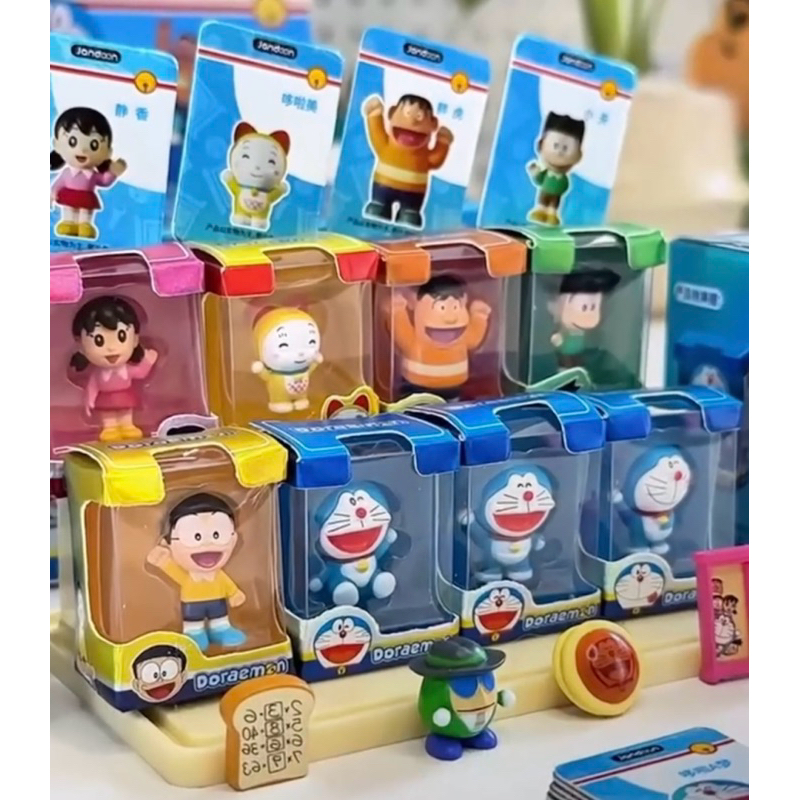 Cat Star People 得 ️ Doraemon Rice Grain Doll Mystery Box Fat Tiger ...