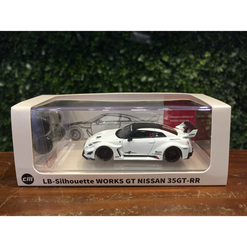 1/64 CM-Model LBWK Nissan GT-R (R35) White CM6435RR10 [MGM] | Shopee ...