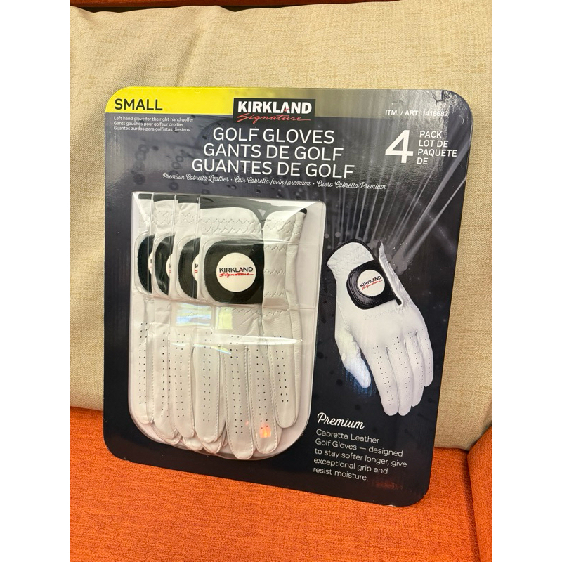 Costco Daigou) KIRKLAND Golf Gloves (Using Sheepskin) A Set Of
