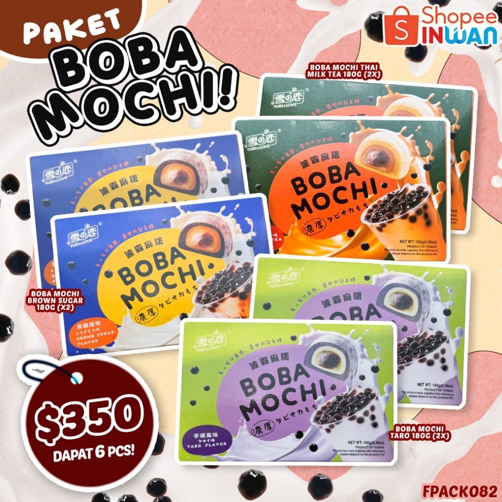 [INWAN INWAN] PROMO BOBA MOCHI OLEH KHAS TAIWAN | Shopee Malaysia