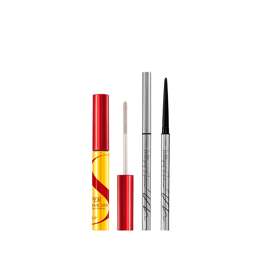 MKUP Super Long Electric Eye Mascara+Absolutely Lasting Anti-Dizzy ...