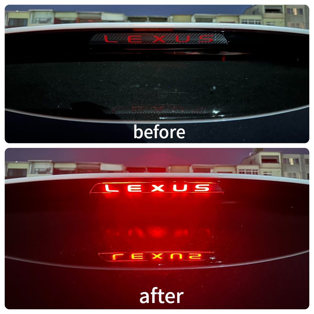 LEXUS RX 5th Generation/LBX [Third Brake Light Film Sticker] 3M Card ...