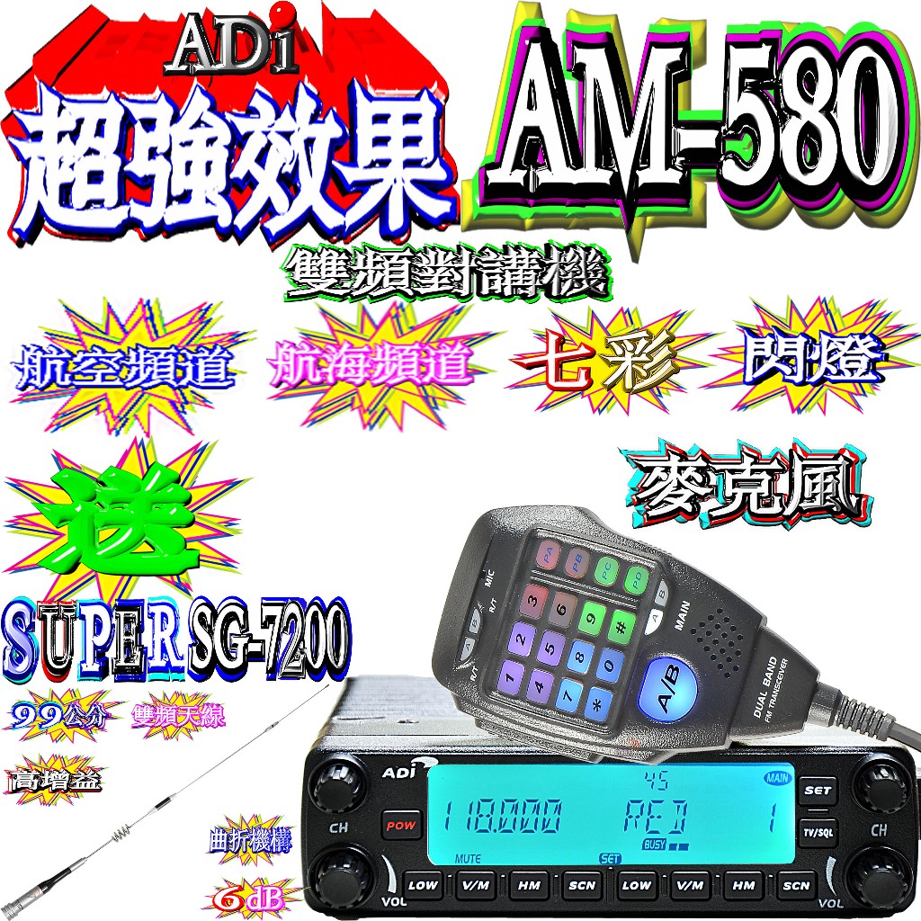 Boba Free SUPER SG-7200 Dual-Band Antenna+Panel Separation Line Quick ...