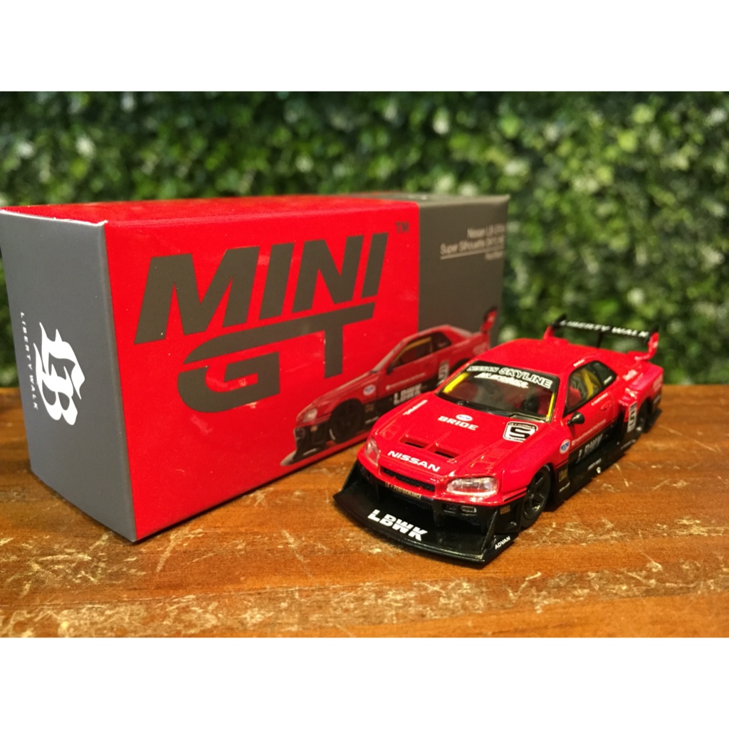 1/64 MiniGT LBWK Nissan Skyline GT-R (R34) MGT00843RL [MGM] | Shopee ...