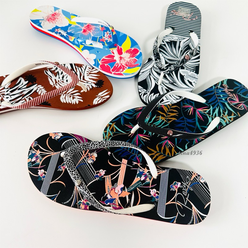 R ROXY Australian Slippers Girls Beach (PORTOFINO III Flip-Flops ...