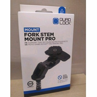 Quad Lock Fork Stem Motorcycle Phone Mount PRO Kit with Vibration Dampener and MAG Universal Adaptor