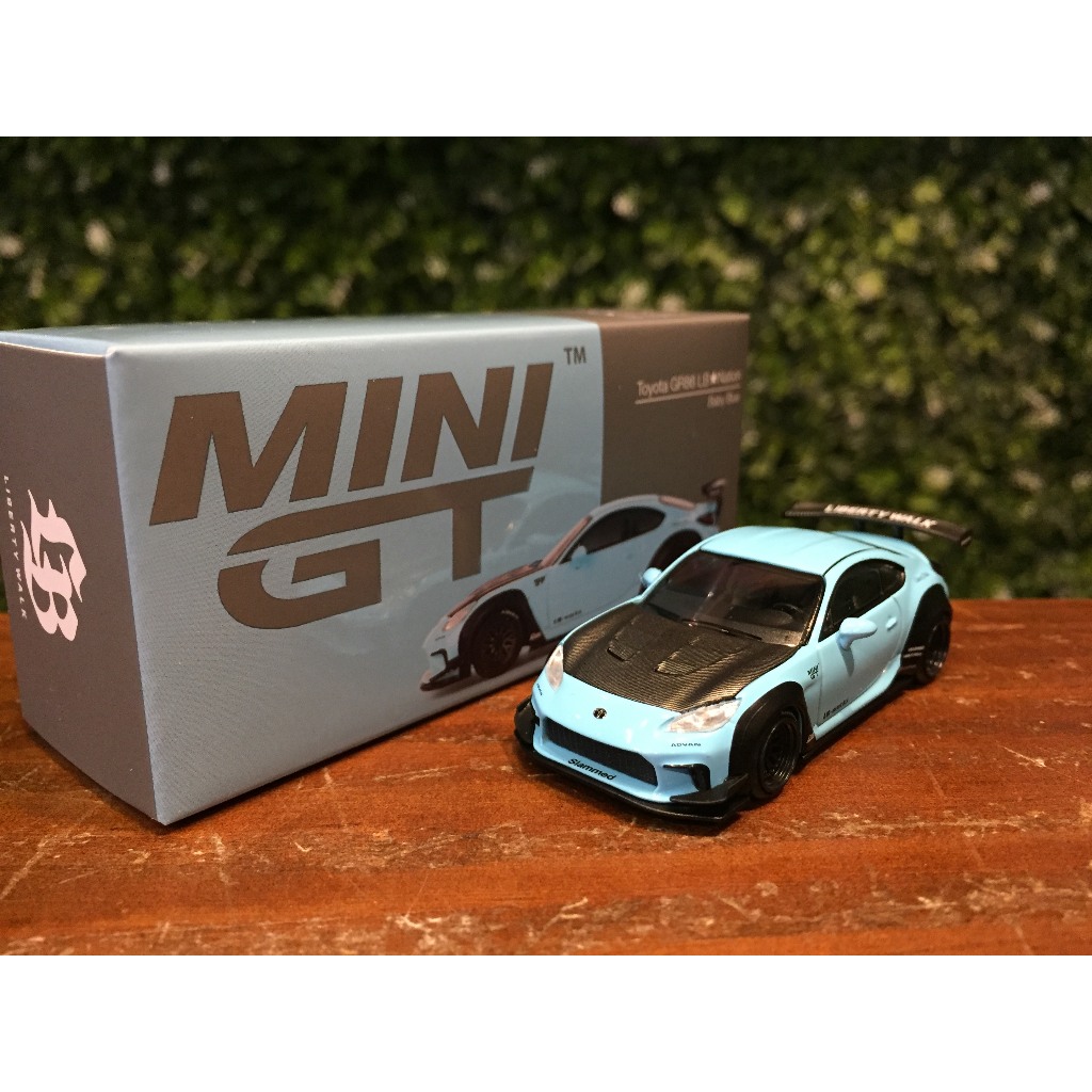 1/64 MiniGT LBWK Toyota GR86 Baby Blue MGT00873L [MGM] | Shopee Malaysia