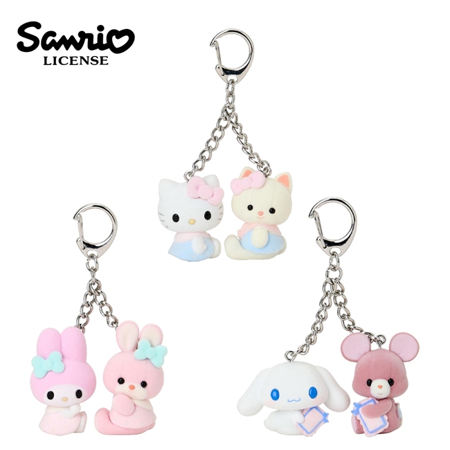 Sanrio x Gide Muppet Shape Key Ring Pendant Doll Bag Hello Kitty Melody ...