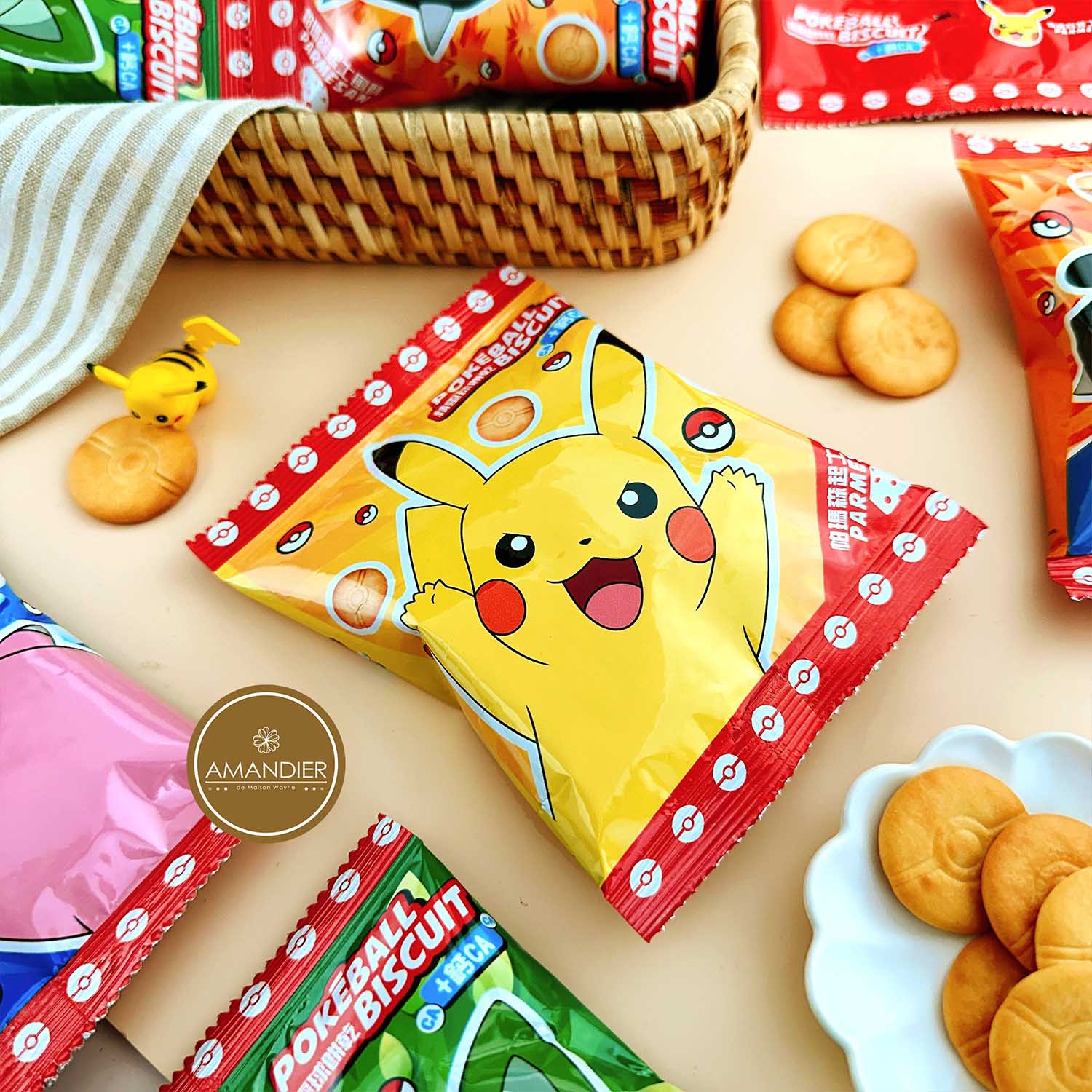 ** Latest Expiration Date * Pokémon Poké Ball Biscuit String Bag ...
