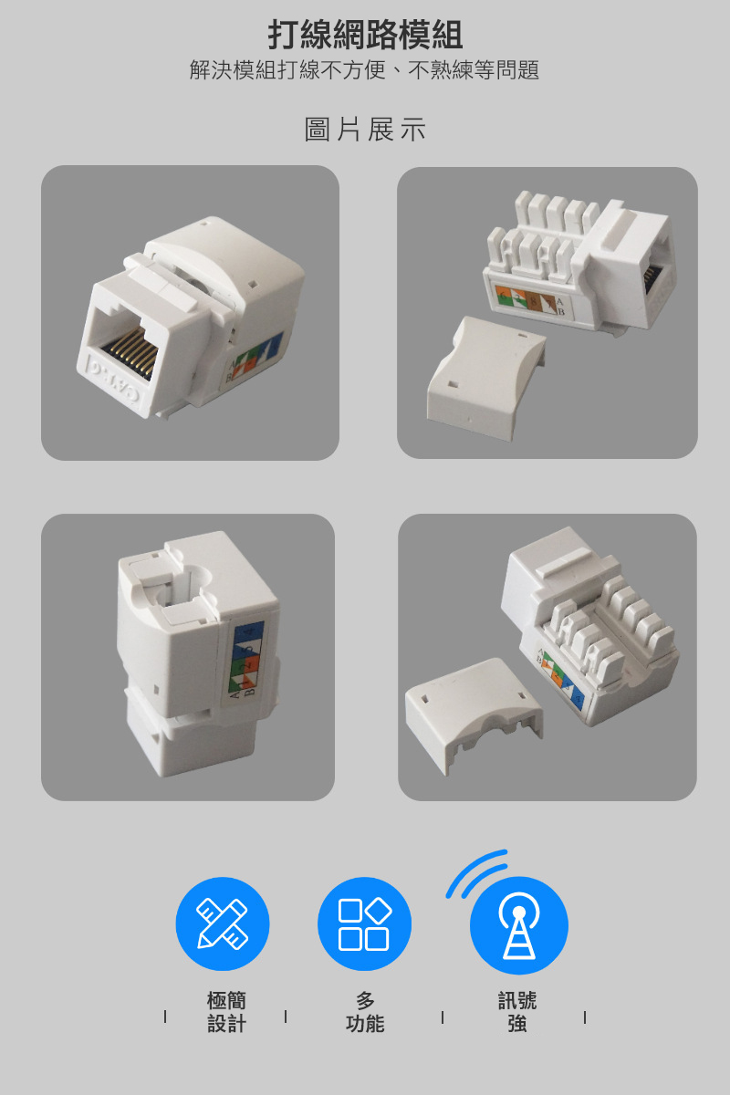Easy Control King CAT6 Network Module Panel Dedicated (41-305-07 ...