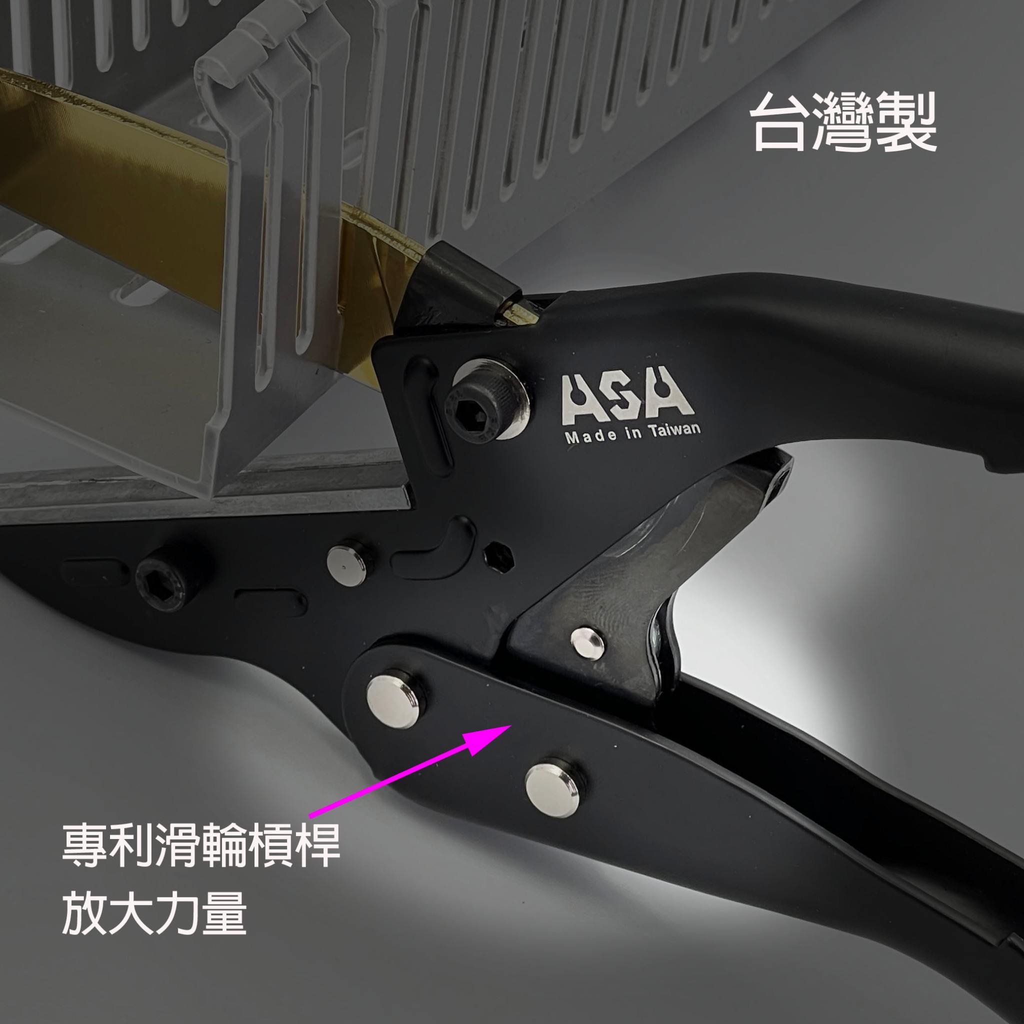 ASA GBK-84 Pulley Lever Labor-Saving Wire Groove Scissors, Pressing ...