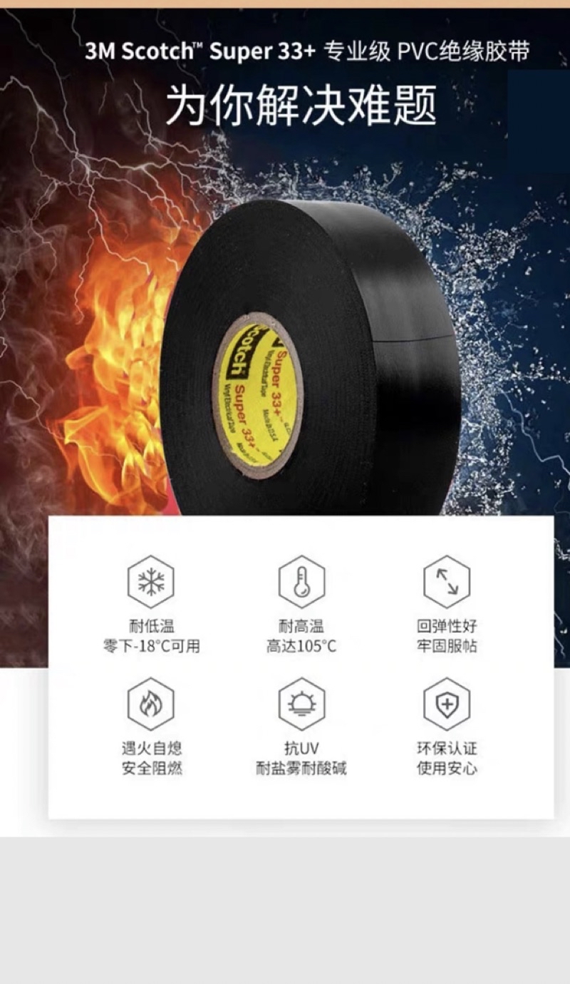 20 Rolls Of 3/4" X 33ft Black PVC Electrical Tape – Heavy Duty, UL Certified, Commercial Grade