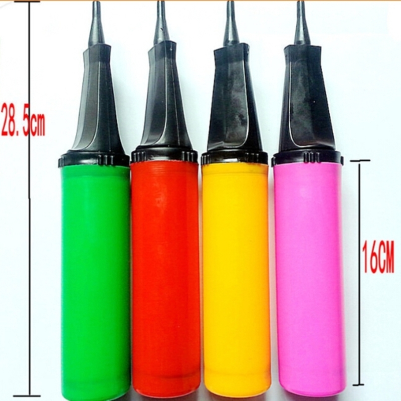 Ball Balloon Pump Hand Push Inflator Pressure Wedding Swimming Ring ...