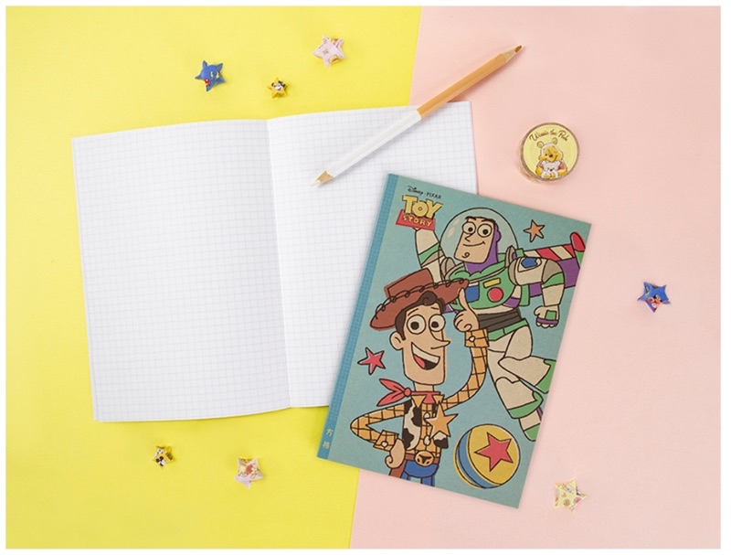 Disney 25k Fixed Page Notebook Square 25k Pooh Notepad Note Mermaid Toy ...