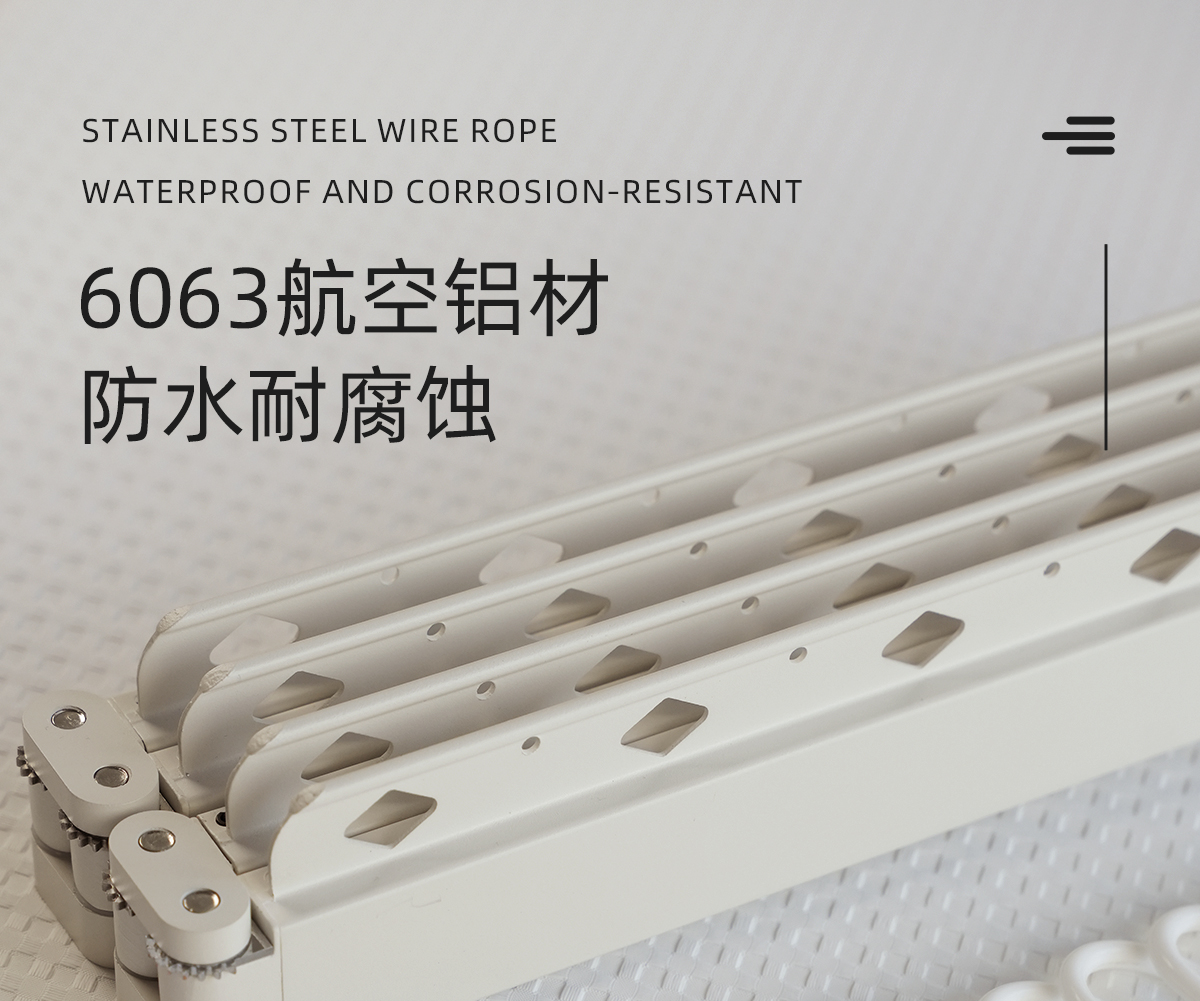 Shower Curtain Foldable Waterproof Perforation-Free Drying Rack Clothes ...