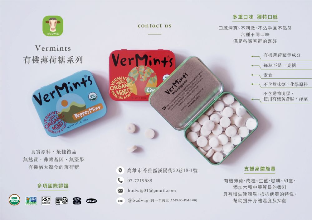 Organic VerMints Mint/Cinnamon Flavor eslite | Shopee Malaysia