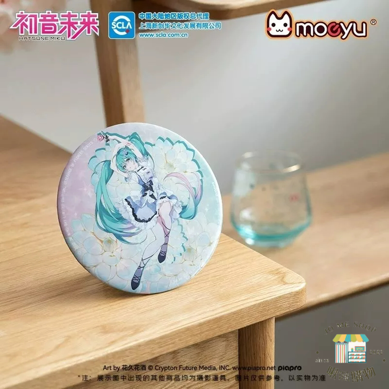 Gift Hatsune Miku 39 Flower Words Big Badge With Bracket Stand Instant ...