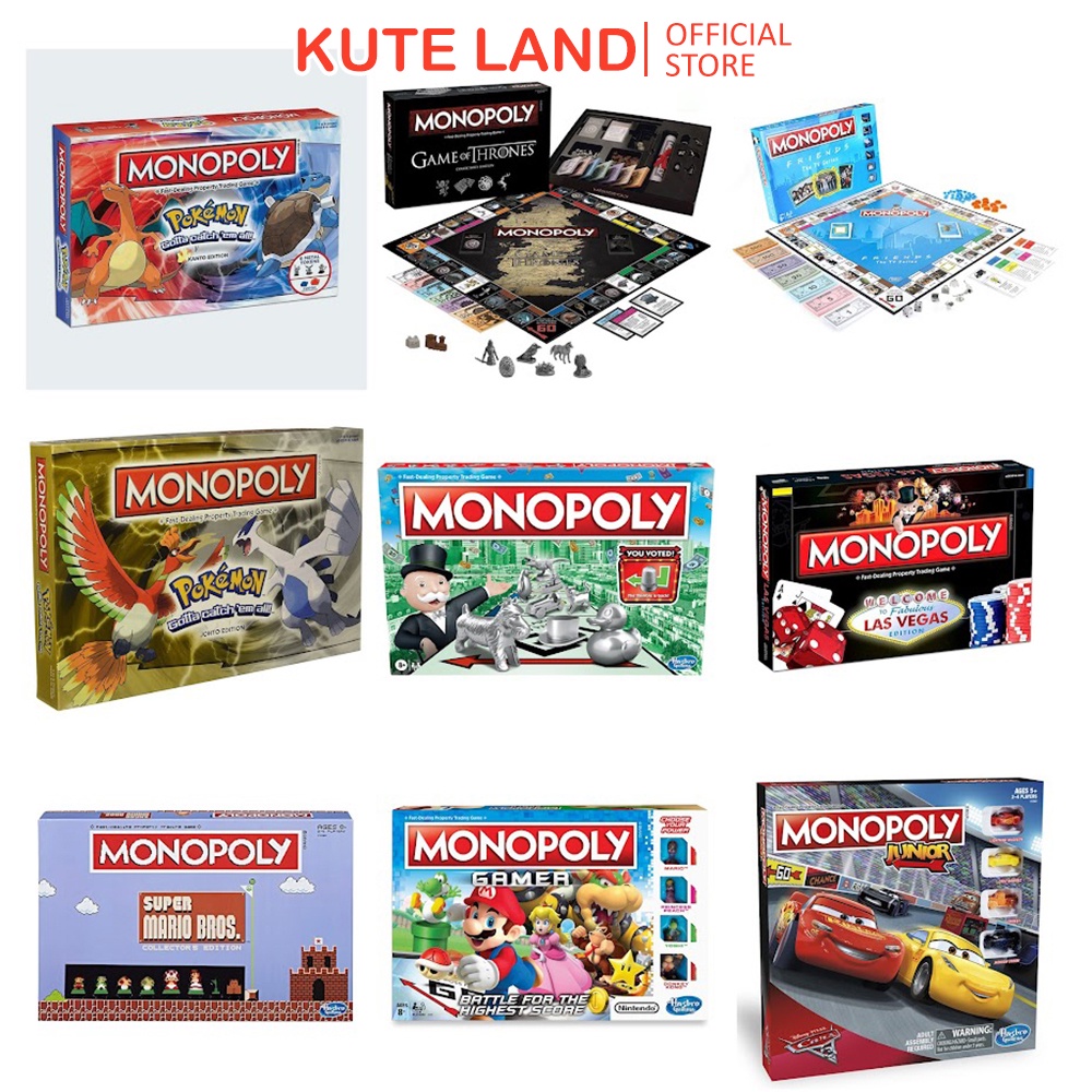Synthesize Monopoly Board Game Sets Of Many Interesting Versions Of The ...
