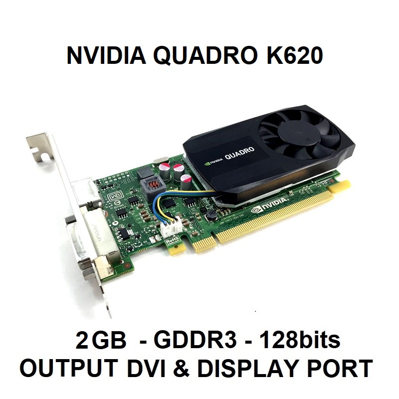 Nvidia Quadro 410, 600, K420, K600, K620, K1200 video Card, genuine ...