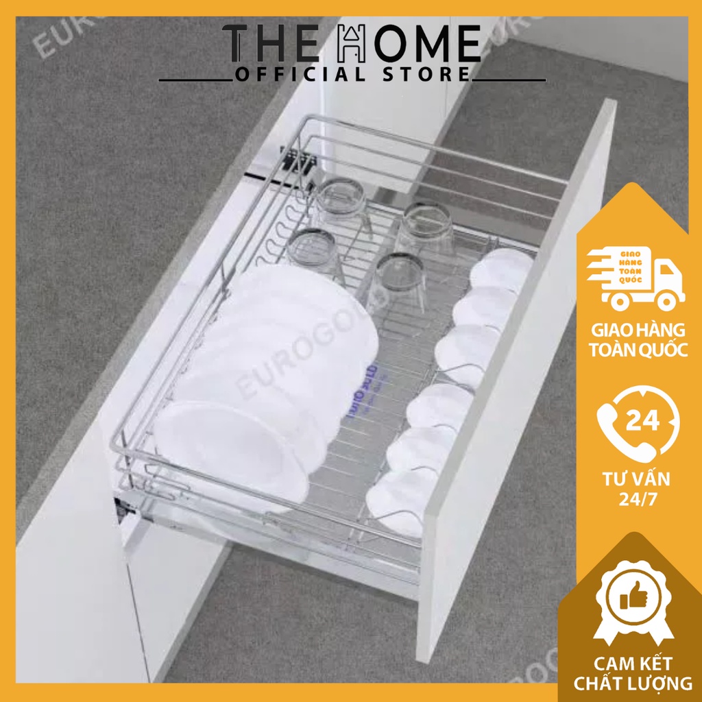 Eurogold Concealed Stainless Steel Dish Rack with Damping Rail Mount ...