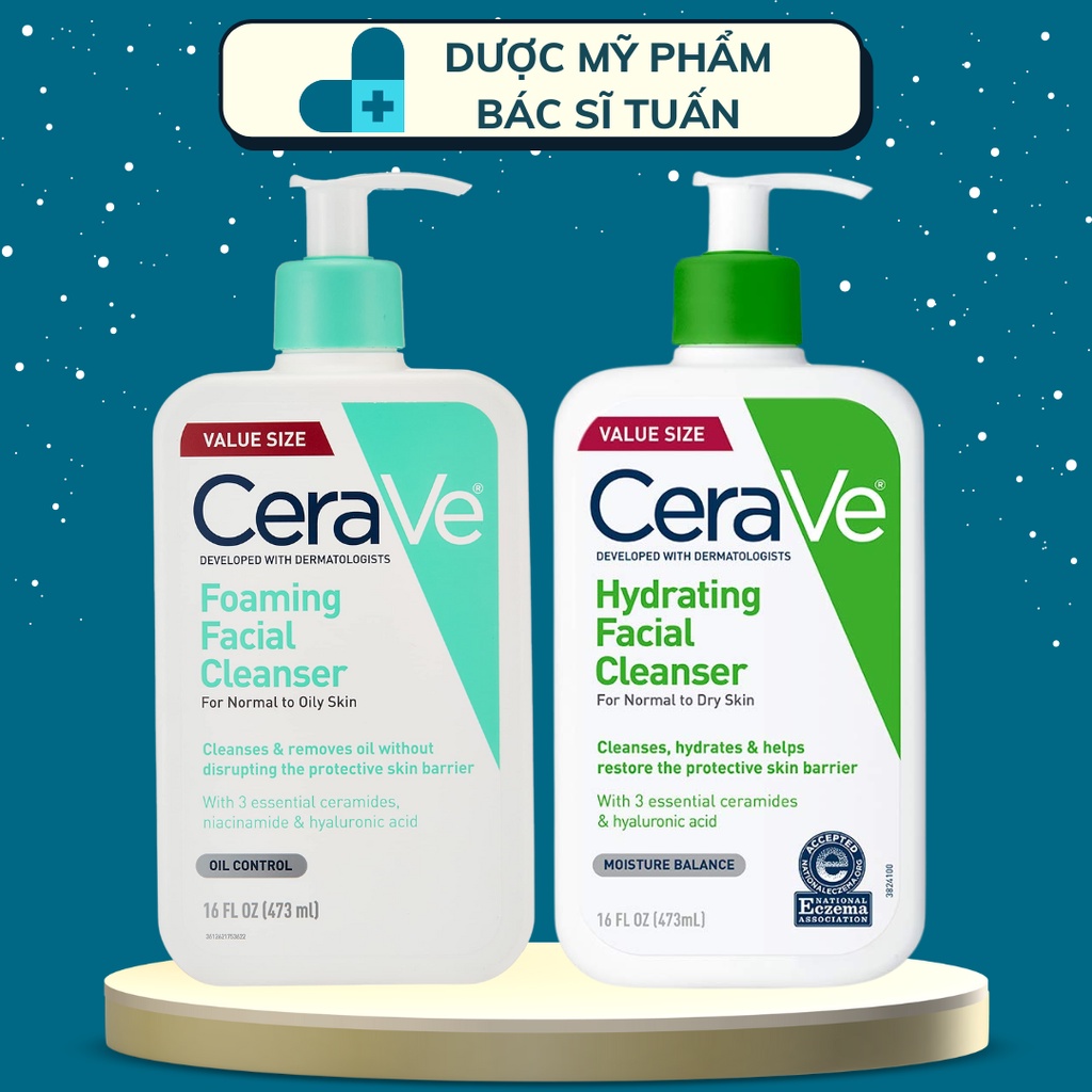 Cerave Foaming Facial Cleanser Is For Dry Skin Pencuci Muka Cerave