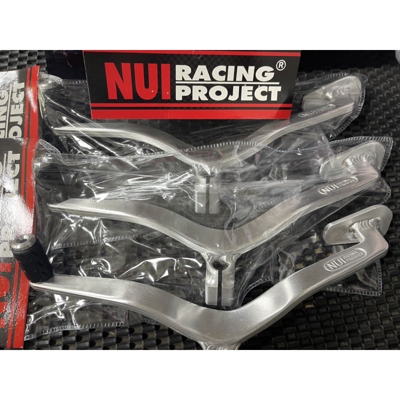 Wave Nui Racing aluminum shift lever mounted with wave 125i, sirus, fu ...