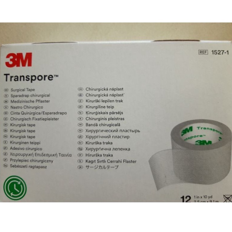 Medical PLASTIC Tape 3M TRANSPORE 1527 1 Size 2.5X9.1Cm Shopee Malaysia