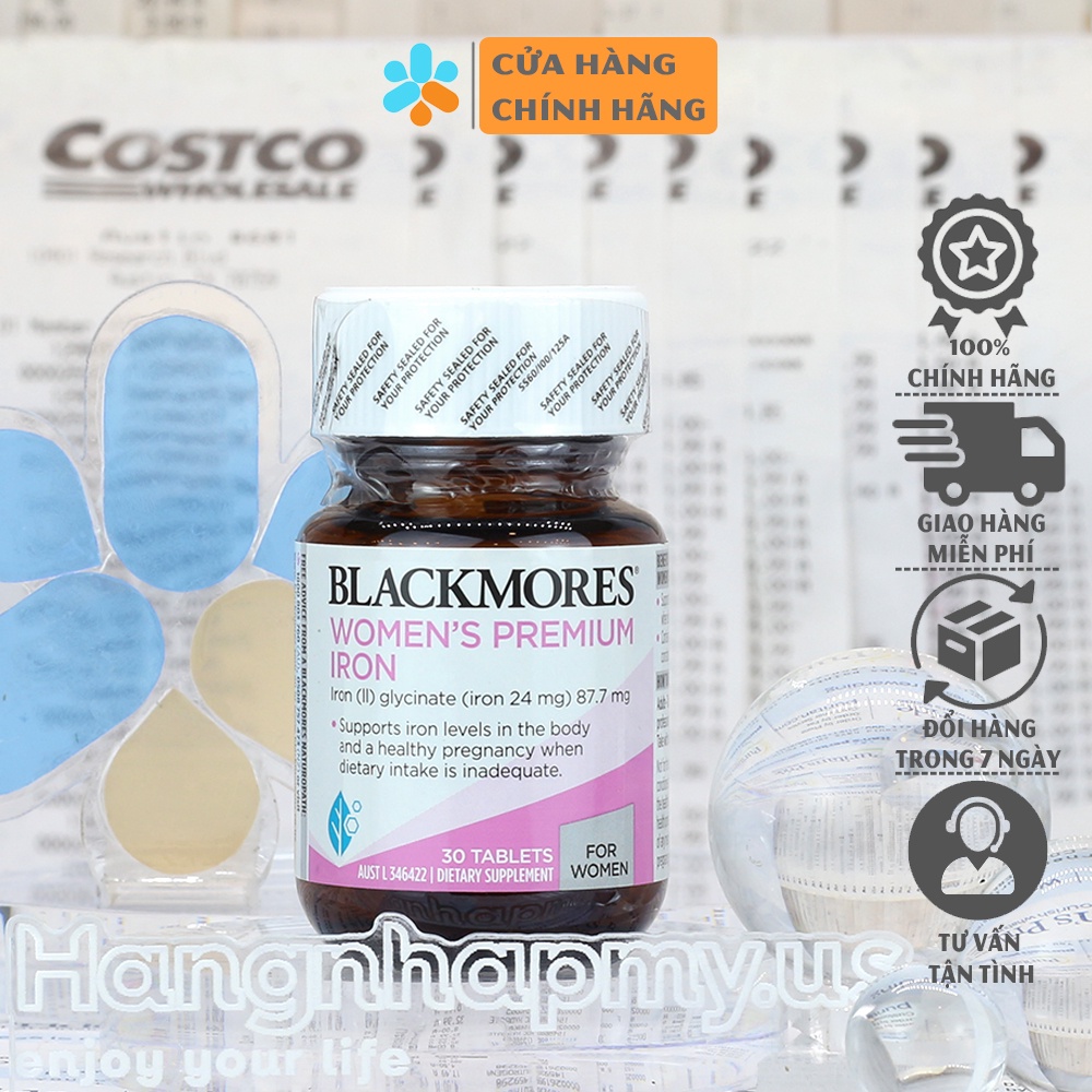 Blackmores Women'S Premium Iron 30 Tablets Iron Supplements For