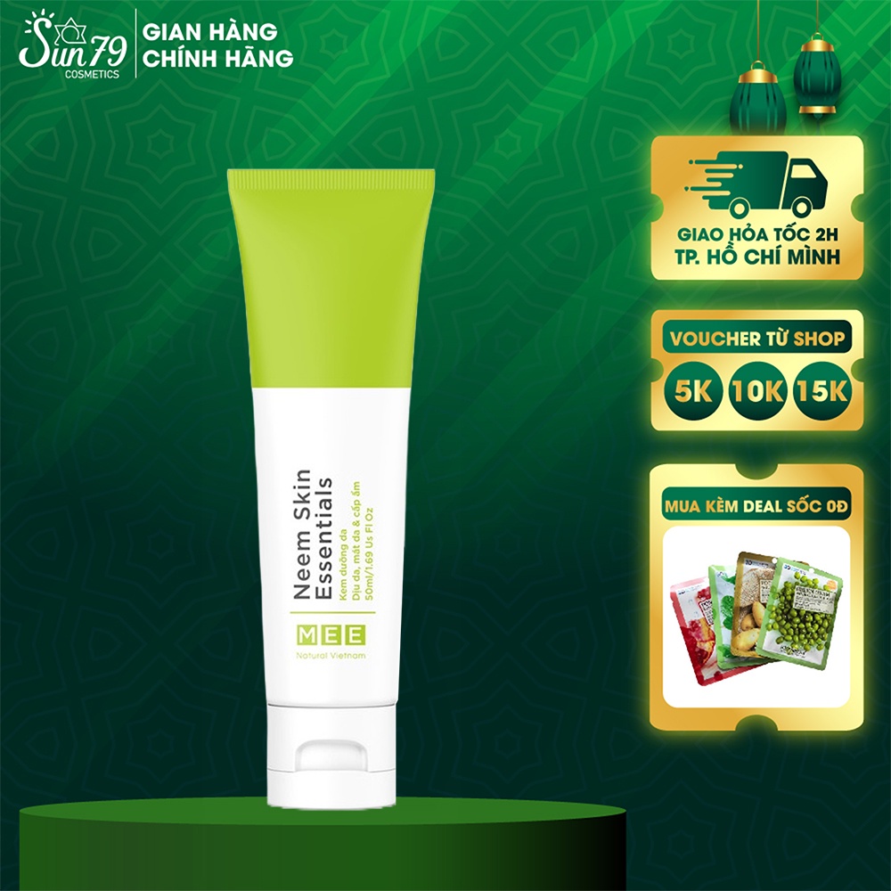 Neem Skin Essentials Mee Natural Acne Cream 50ml | Shopee Malaysia