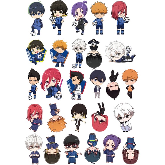 Blue Lock Mini Figuren Set - Bachira & Chigiri Anime Figuren 5cm Liegend