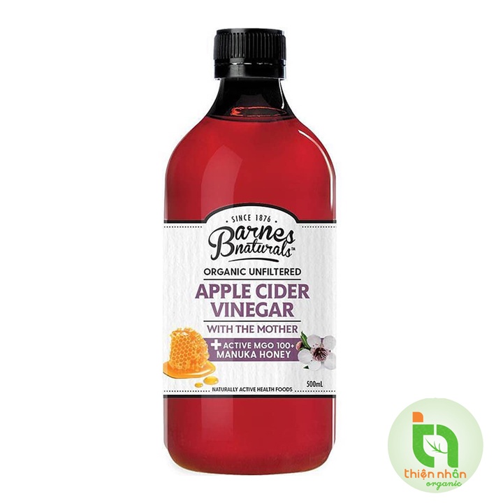 Barnes Naturals Organic Apple Cider Vinegar Manuka Honey (with Female Vinegar) & Honey Shopee