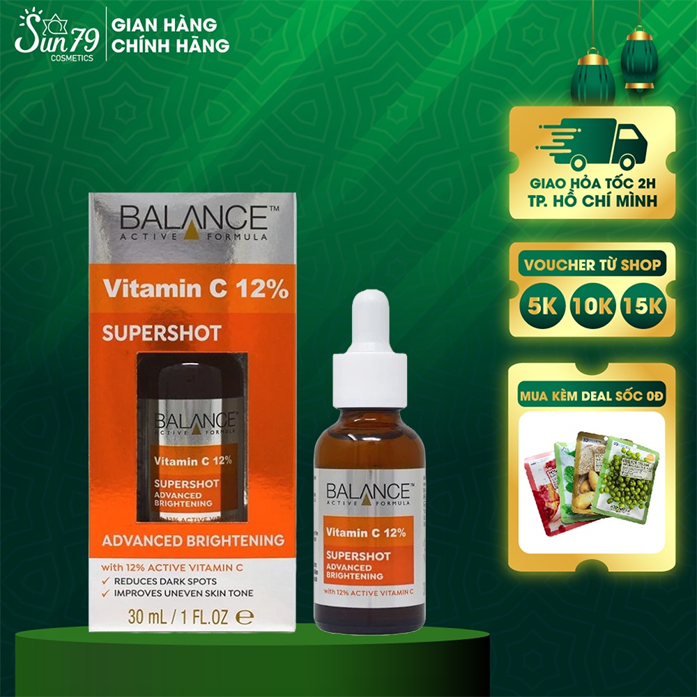 Balance Active Formula Vitamin C 12% Supershot Advanced Brightening ...
