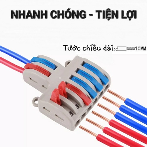 Quick Splitter Electrical Wire Connector 32A-250V 2 Input 6 Outputs ...