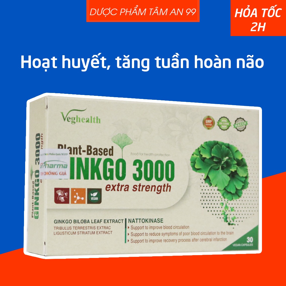 Ginkgo 3000 Herbal Herbs Help Active Brain Nourishment, Relieve