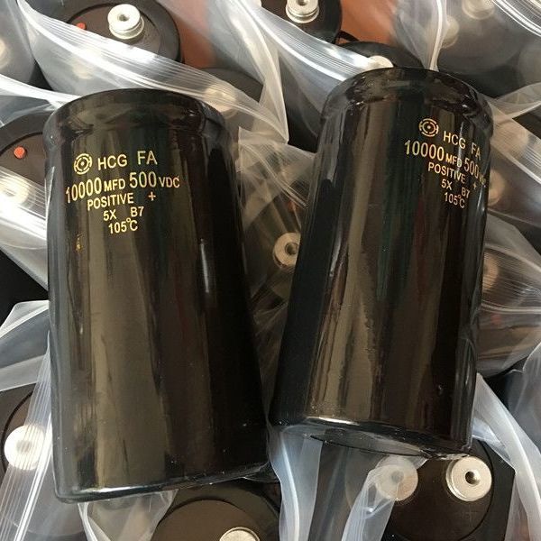 Hitachi Japanese Capacitor Screw Pin 500V10000UF Inverter Energy