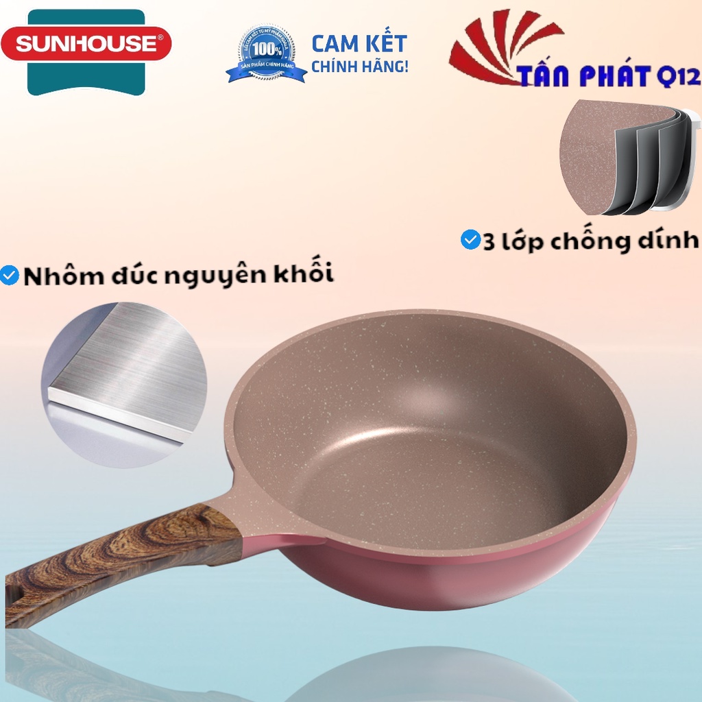 Deep pan for induction cooker Dura pro sunhouse 20/24CM (Magnetic STONE ...