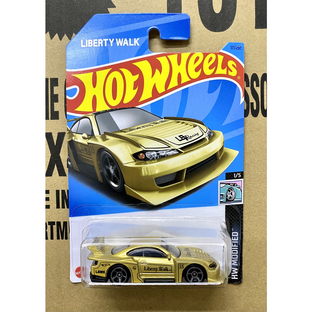 Genuine Hot wheels JDM Nissan Silvia (S15) New Model 2023 GOLD Shopee Malaysia