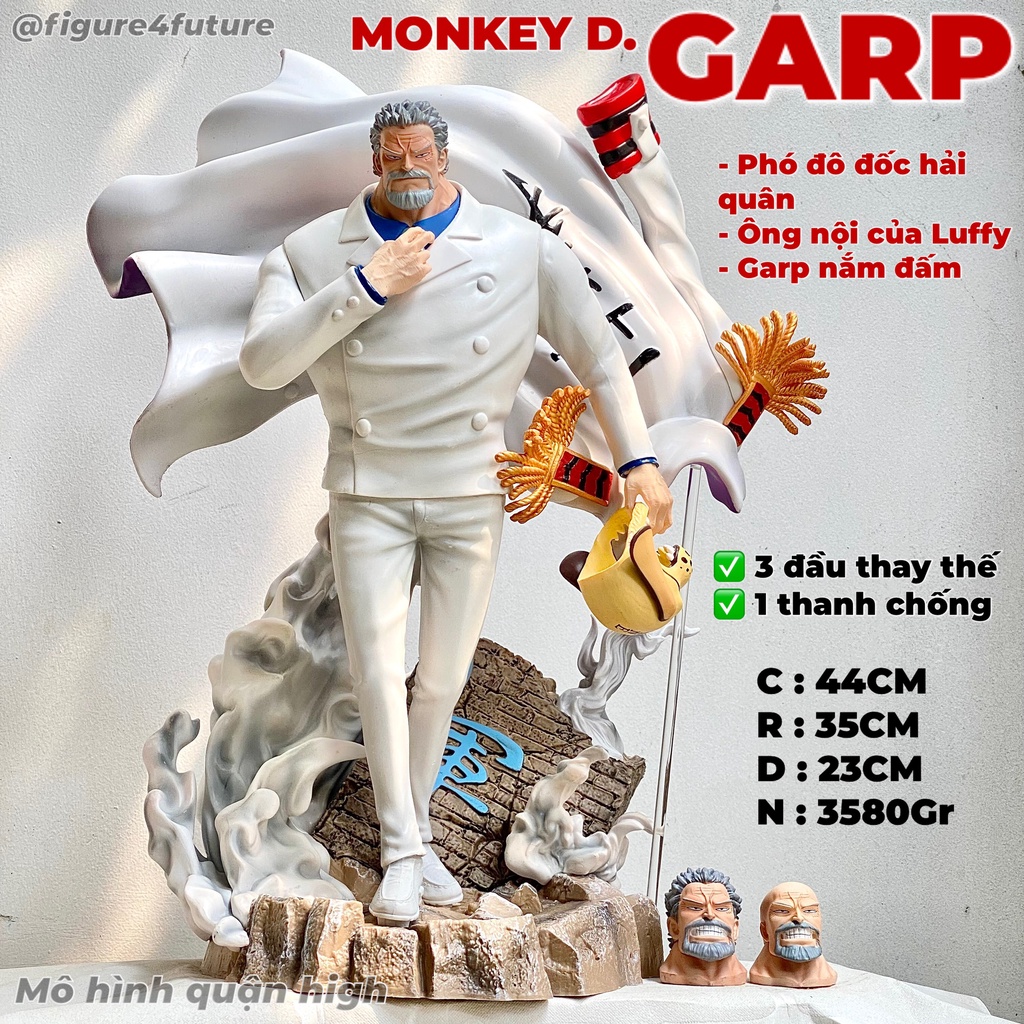 Monkey D Model. Super Beautiful 44cm High Garp Garp - Luffy'S ...