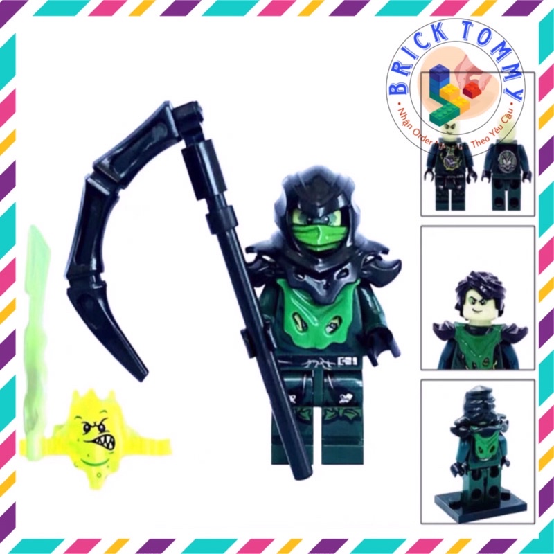 Ninjago Morro Ghost Plus - Evil Green Ninja Lloyd Character Assembly ...