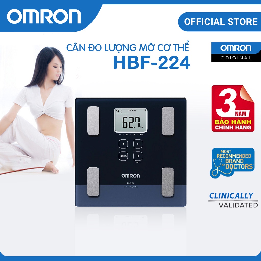 Body Fat Scale Omron HBF224 Scale Analysis, Accurate Tracking Of