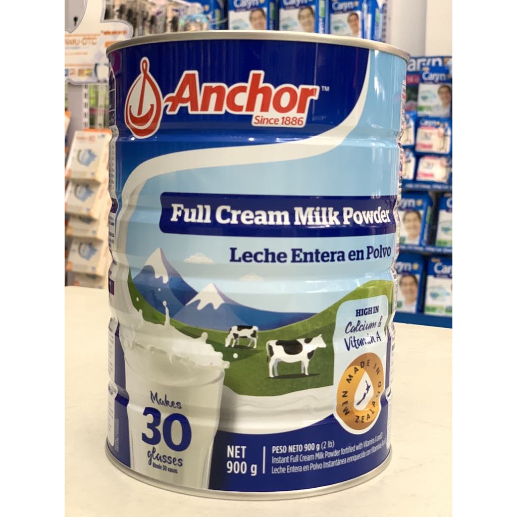 Anchor Whole Milk Powder, Skim Cream Box 900g | Shopee Malaysia