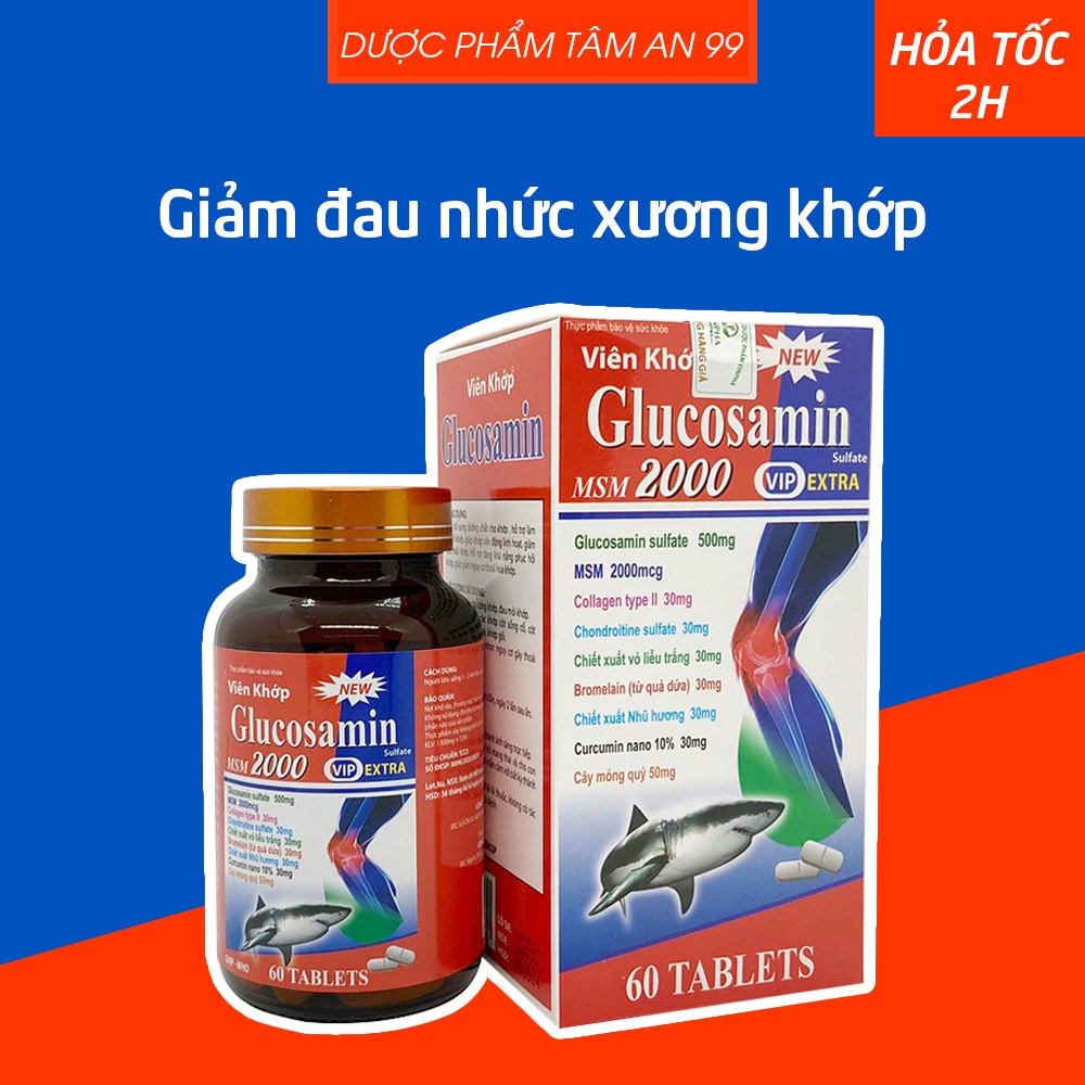Glucosamin MSM 2000 extra Joint Tablets Help Relieve Osteoarthritis