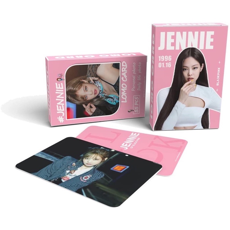 Jennie solo album Box 54 lomo card photo log card with no repetition in ...