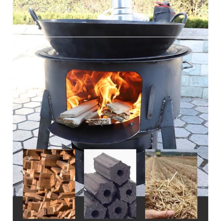 Smart wood stove specialized for family cooking and picnics | Shopee ...
