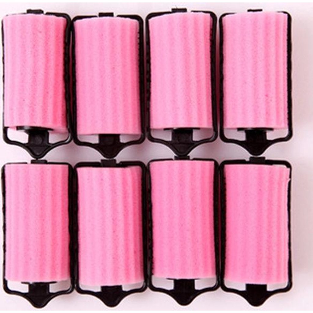 Foam Sponge Hair Rollers 8 Pcs Shopee Malaysia