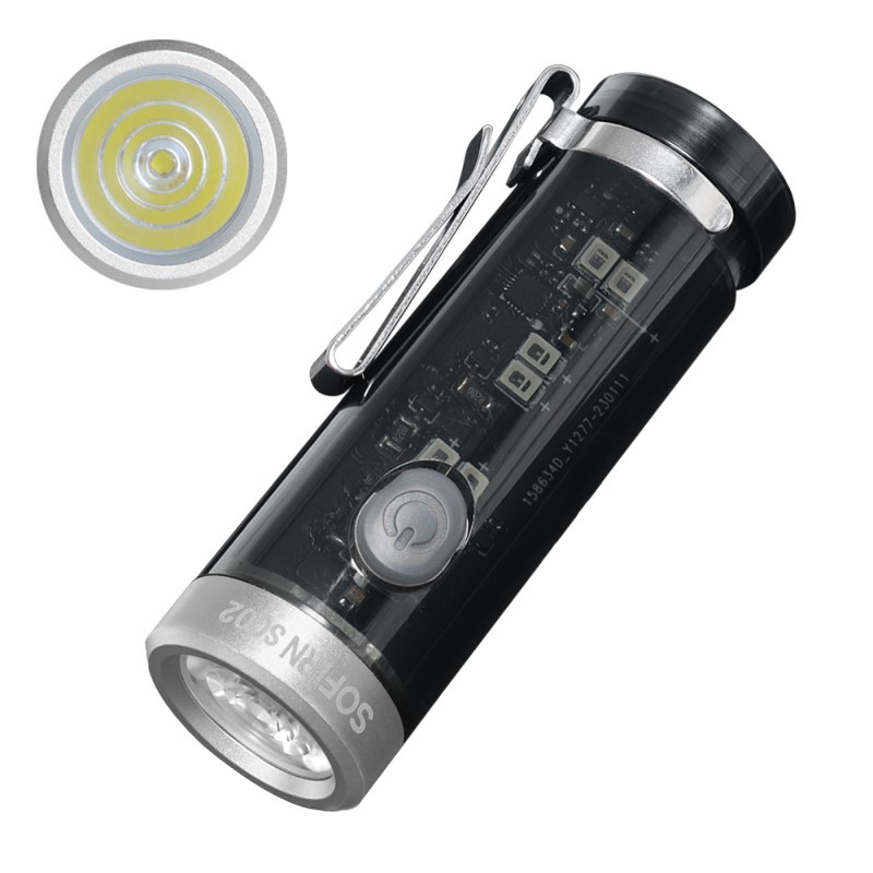 Sofirn SC02 Mini EDC 320lm 90 CRI LED Torch USB C Rechargeable ...