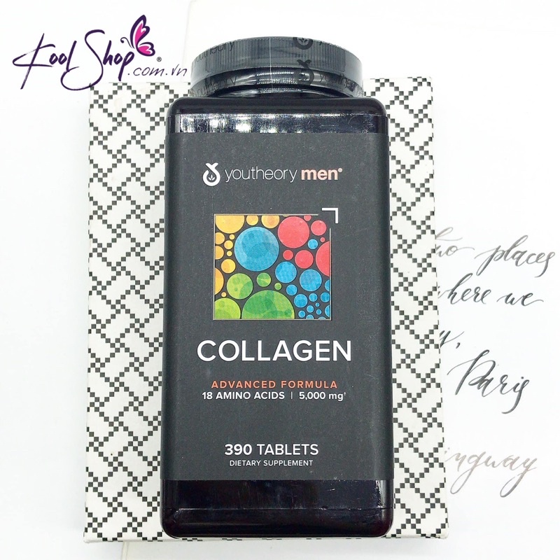 Men's Type 1, 2 & 3 Collagen oral tablet for men (390 capsules) of