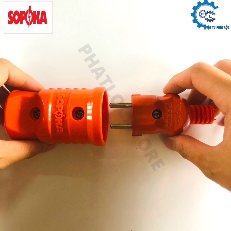 Sopoka industrial high-power power plug, 3000W load-bearing connector ...